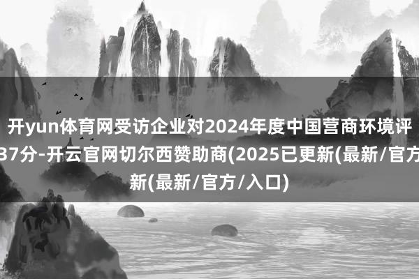 开yun体育网受访企业对2024年度中国营商环境评价为4.37分-开云官网切尔西赞助商(2025已更新(最新/官方/入口)